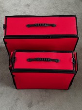 ferrari F430 custom luggage set 430 may fit 360, two piece red bags suitcase
