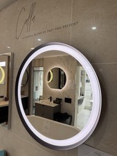 Ideal Standard Conca Round Black Mirror Ex Display