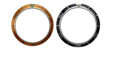 ORANGE / BLACK BEZEL INSERT FOR OMEGA PLANET OCEAN WATCH UK