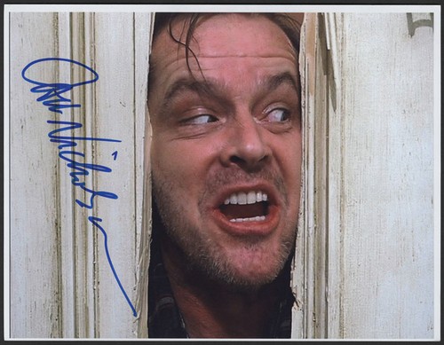 Jack nicholson signed - nicholson,
