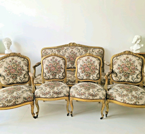 Antique french sofa - french, chairs