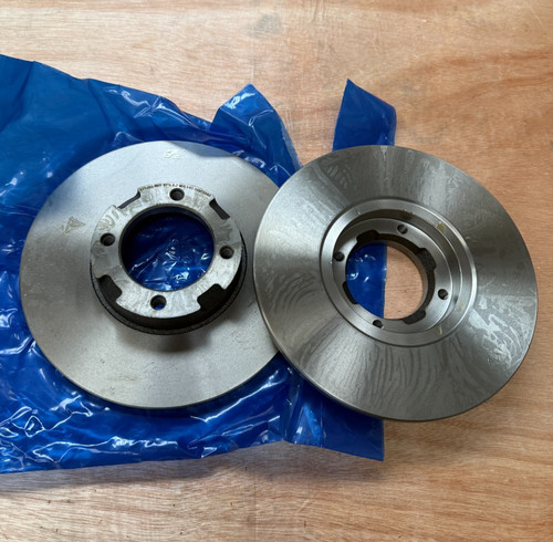 New pair front brake discs - brake,