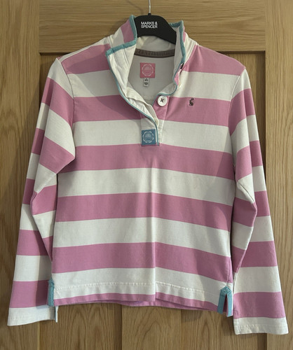 Joules pink white - &,