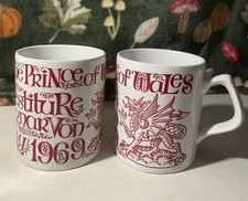 Set Of Two Commemorative Mugs