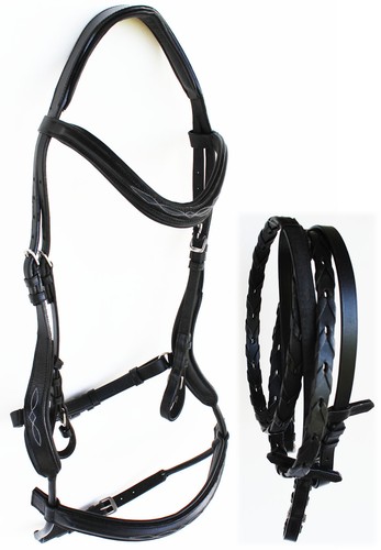 Horse english leather cob - english,