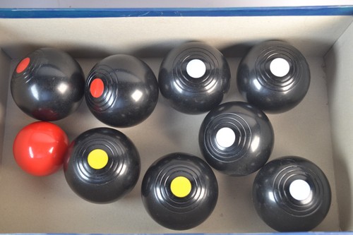 Miniature bowling balls - set, of