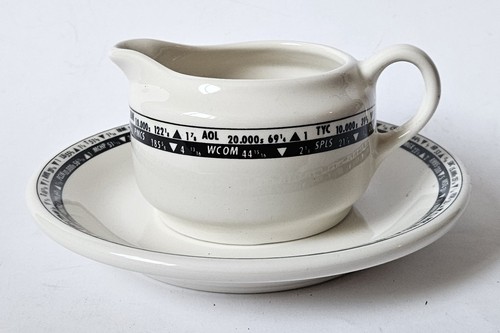 Buffalo china creamer saucer - china,