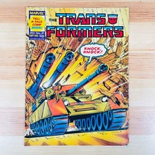 Transformers UK Marvel Comic Back & Board Issue # 141 80s Artwork
