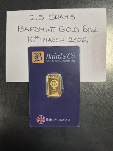 Bairdmint gram solid gold - 2.5,