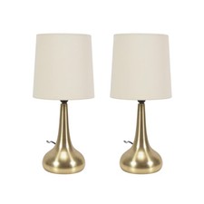 Brushed Gold Teardrop Touch