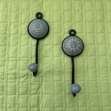 Ceramic and metal baby blue