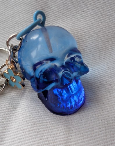 Skull keyring gothic - skull,