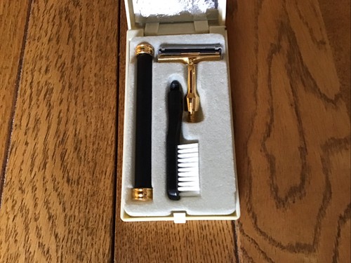 Vintage toothbrush razor - vintage, &