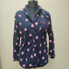 Marks & Spencer Ladies Percy Pig Brushed Cotton Pyjama Top M&S Pig PJs Size 12 