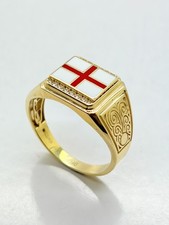 9ct Yellow Solid Gold CZ St