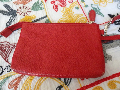 Aquascutum red leather - aquascutum,