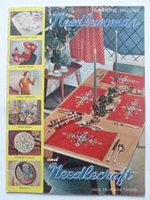 NEEDLEWOMAN and NEEDLECRAFT No. 68 (1956) - Vintage Needlework Magazine