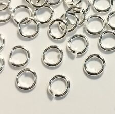 925 Sterling Silver OPEN Jump Rings Heavy Round 3mm 4mm 5mm 6mm 7mm 8mm 9mm 10mm