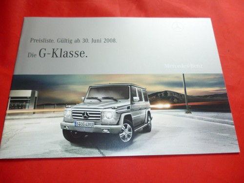 2008 mercedes w463 class - 2008, g-class