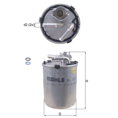 Fuel filter for skoda - skoda, fabia