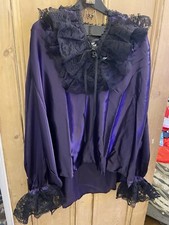 Golden Steampunk Purple Satin