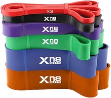 XN8 Resistance Bands Assisted Pull Up Band Heavy Duty Gym Fitness Power Lifting