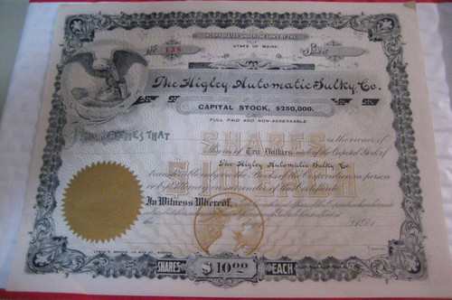 1800s unissued higley - 1800s,