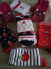 JOBLOT/BUNDLE CHRISTMAS SOCKS NEW JOHN LEWIS,TOPSHOP