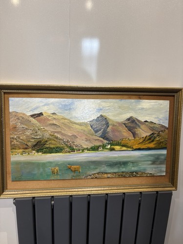 Vintage oil painting - vintage, scenic