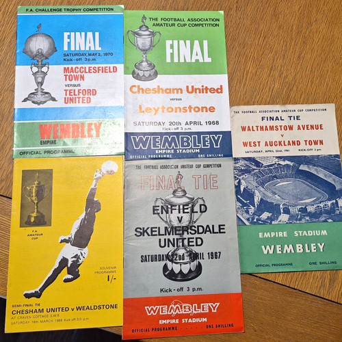 Football programme collection - football,