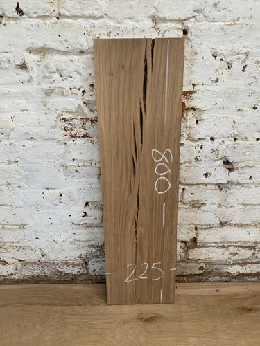 Air dried reclaimed oak shelf - dried,