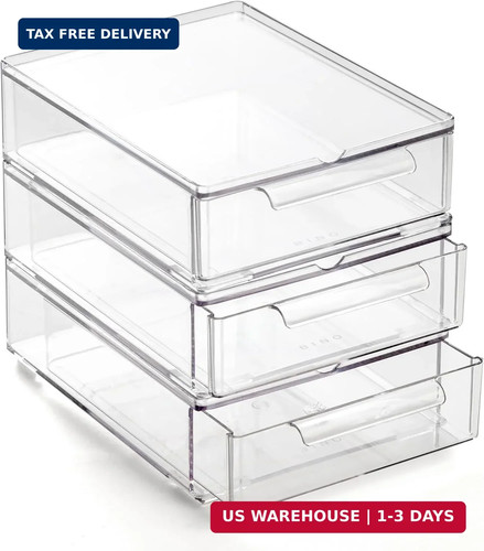 Bino clear stackable storage - |,