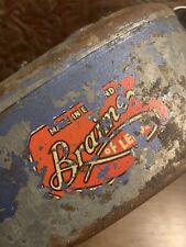 Vintage Braimes Oil Pourer /can - Nice Decorative Old Oil Can - Original Label