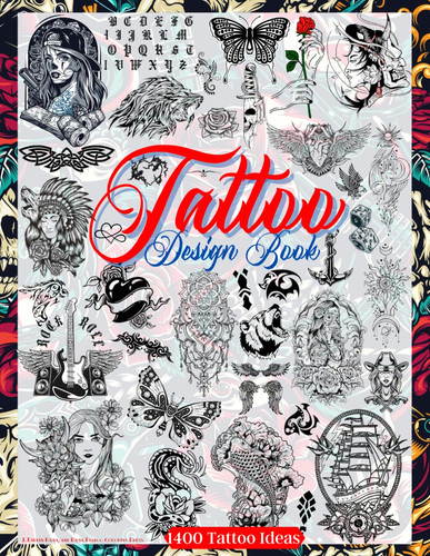 Tattoo design book - design, book: