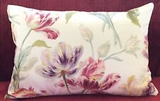 Laura Ashley 20x14in Reversable Cushion Cover in Gosford Cranberry fabric.