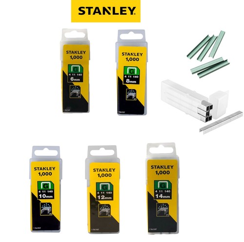 Stanley staples 6mm 8mm 10mm - 6mm,