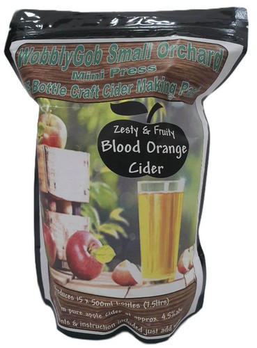 Mini press blood orange cider - press,