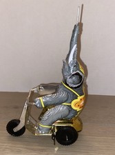 Vintage Wind Up Circus Elephant Riding Tricycle Missing Ball Working Bike