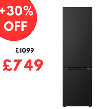 LG GBV5240CEP 70/30 NatureFRESH™ 60cm 70/30 Free Standing Black Fridge Freezer