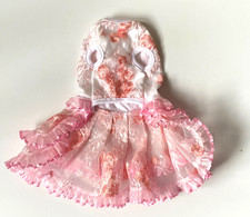 Two Small Dog Dresses with Pink Frills