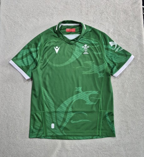 Macron wales rugby wru green - wales,