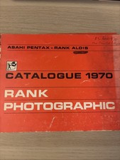 Asahi Pentax - Rank Aldis Catalogue 1970 Rank Photographic