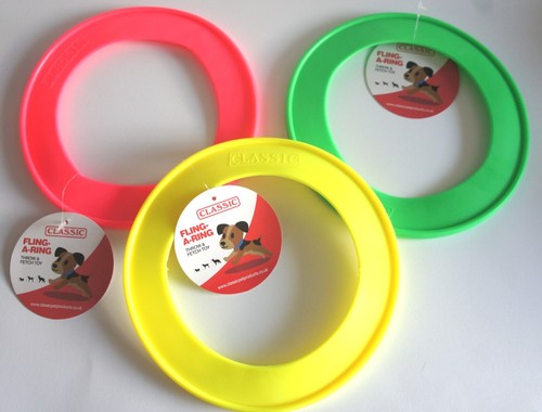 Fling ring hoop dog - a,