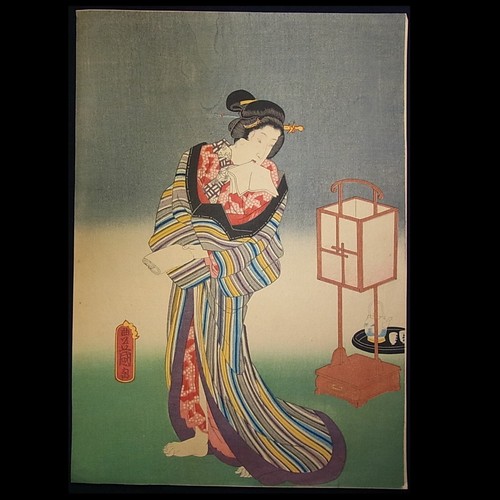 Vintage woodblock print - vintage,