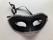 Venetian Black Costume Face Masks Half Unisex Mardi Gras Masquerade Mask Party