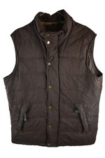 FAT FACE Brown Padded Gilet