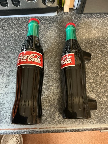 Vintage coca cola metal bottle - metal,