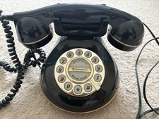 Retro Phone Telephone Vintage Knightsbridge Corded Push Button Green B+ Used