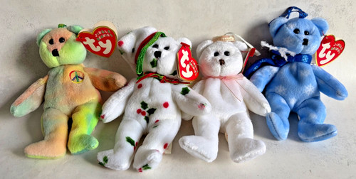 Vintage jingle beanies set - ty,