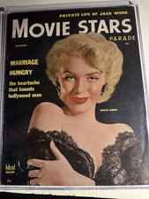 MARILYN MONROE - MOVIE STARS PARADE 12/54 GREAT COLOR PHOTO COVER MAGAZINE NICE!